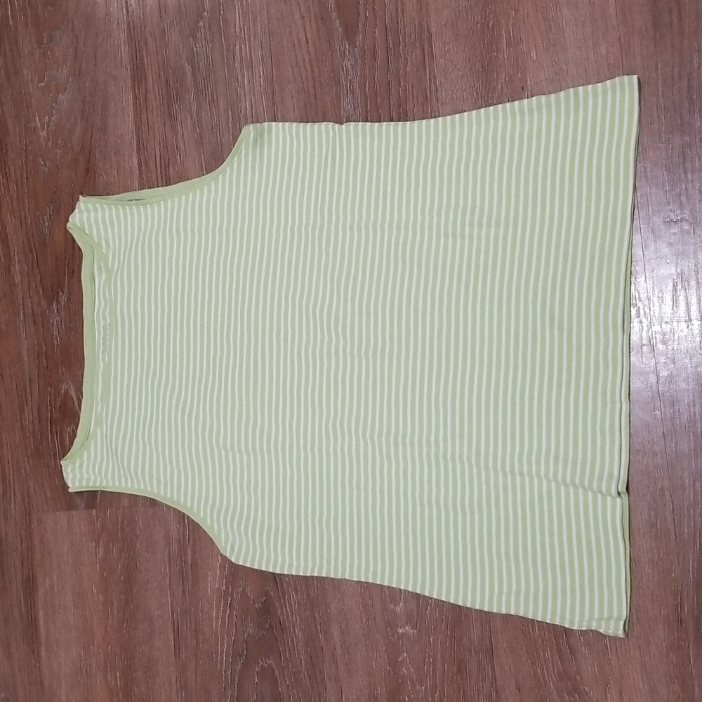 (XL) Talbots The Talbots Tee Pastel Striped Lightweight Classic Relaxed Fit